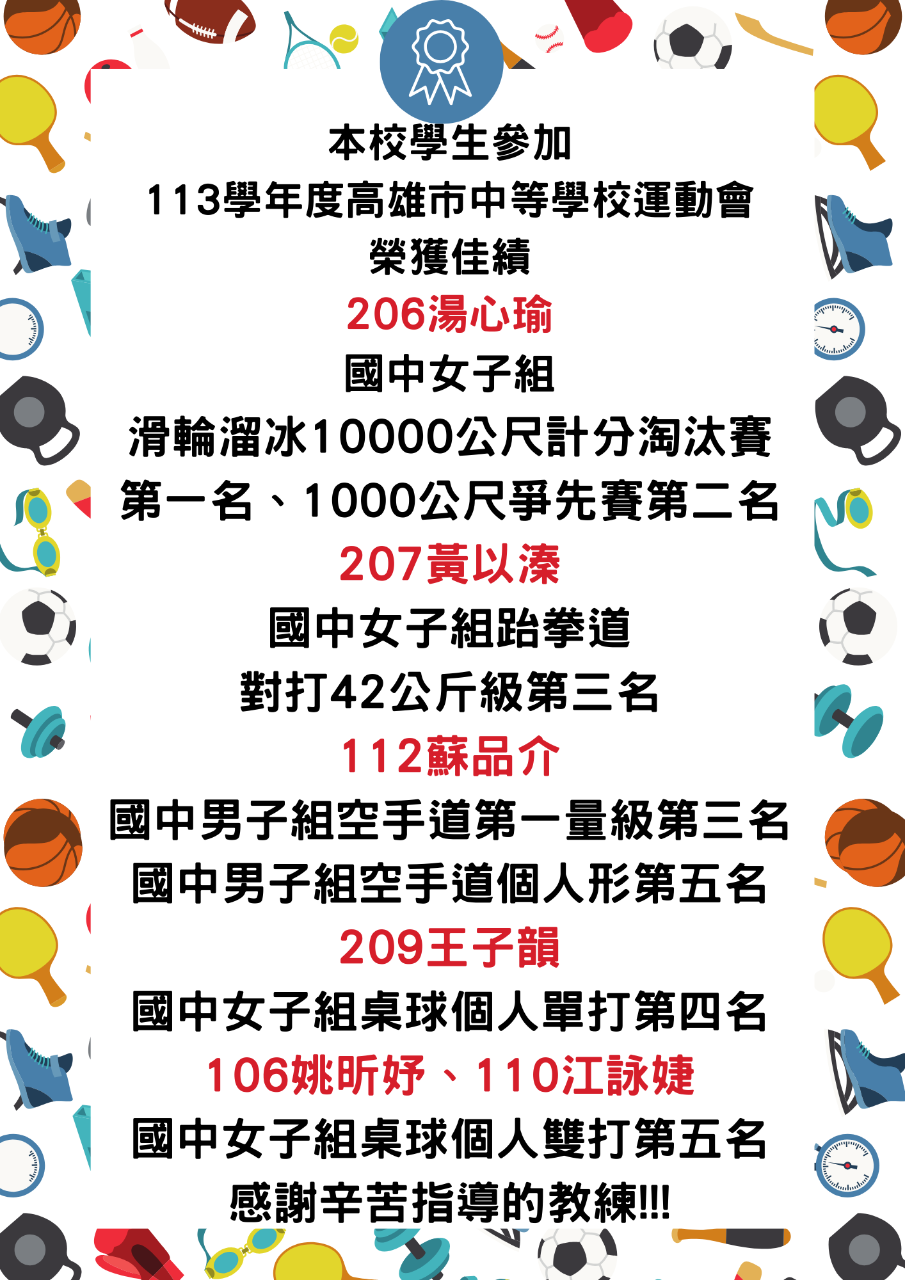 高雄市全中運